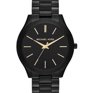 Michael Kors Runway Slim Black/Gold